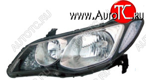 7 599 р. Фара левая (под корректор) BodyParts Honda Civic FD седан дорестайлинг (2005-2008)  с доставкой в г. Майкоп