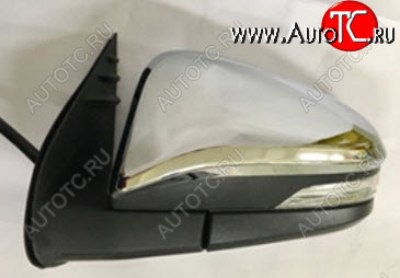 7 649 р. HILUX (FORTUNER 15-) ЗЕРКАЛО ЛЕВ ЭЛЕКТР С УК.ПОВОР (convex) (Тайвань) ХРОМ BodyParts tyhix15-451h-l  с доставкой в г. Майкоп