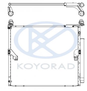 5 899 р. PRADO 09- КОНДЕНСАТОР КОНДИЦ (KOYO) (бензин) BodyParts typrd09-932  с доставкой в г. Майкоп. Увеличить фотографию 1