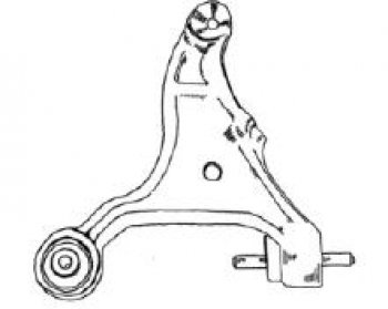 4 099 р. S60 (V70 02-) РЫЧАГ ПЕРЕДН ПОДВЕСКИ ЛЕВ НИЖН (Тайвань) BodyParts vvs6000-810-l  с доставкой в г. Майкоп. Увеличить фотографию 1