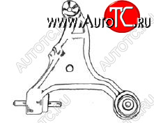 3 299 р. S60 00- {V70 02-} РЫЧАГ ПЕРЕДН ПОДВЕСКИ ПРАВ НИЖН (Тайвань) BodyParts vvs6000-810-r  с доставкой в г. Майкоп
