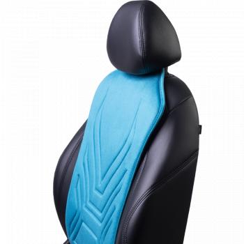 2 599 р. Накидка на сиденье (1 место Афины) ЛЮКС ст АЛЬБИОН Lord Autofashion   (бирюзовый, строчка темно-бирюзовая)  с доставкой в г. Майкоп. Увеличить фотографию 6