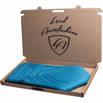 2 599 р. Накидка на сиденье (1 место Афины) ЛЮКС ст АЛЬБИОН Lord Autofashion   (бирюзовый, строчка темно-бирюзовая)  с доставкой в г. Майкоп. Увеличить фотографию 7