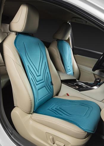 2 599 р. Накидка на сиденье (1 место Афины) ЛЮКС ст АЛЬБИОН Lord Autofashion   (бирюзовый, строчка темно-бирюзовая)  с доставкой в г. Майкоп. Увеличить фотографию 2