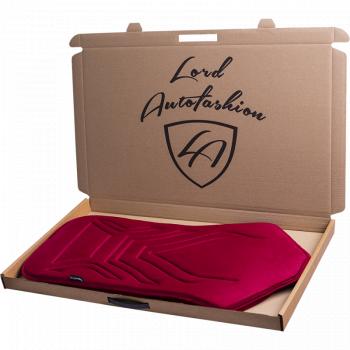 2 599 р. Накидка на сиденье (1 место Афины) ЛЮКС ст АЛЬБИОН Lord Autofashion   (красный, строчка темно-красная)  с доставкой в г. Майкоп. Увеличить фотографию 5