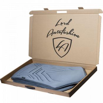 2 599 р. Накидка на сиденье (1 место Афины) ЛЮКС ст АЛЬБИОН Lord Autofashion   (серо-голубой, строчка серо-голубая)  с доставкой в г. Майкоп. Увеличить фотографию 5