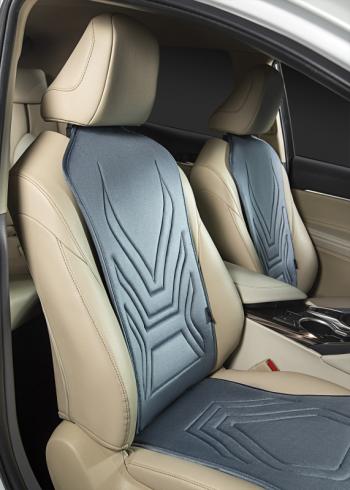 2 599 р. Накидка на сиденье (1 место Афины) ЛЮКС ст АЛЬБИОН Lord Autofashion   (серо-голубой, строчка серо-голубая)  с доставкой в г. Майкоп. Увеличить фотографию 8