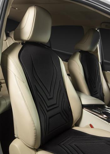 2 599 р. Накидка на сиденье (1 место Афины) ЛЮКС ст АЛЬБИОН Lord Autofashion   (черный, строчка черная)  с доставкой в г. Майкоп. Увеличить фотографию 3