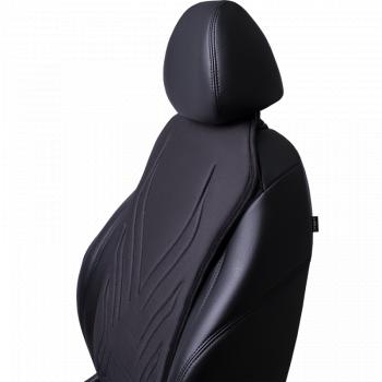 2 599 р. Накидка на сиденье (1 место Афины) ЛЮКС ст АЛЬБИОН Lord Autofashion   (черный, строчка черная)  с доставкой в г. Майкоп. Увеличить фотографию 4