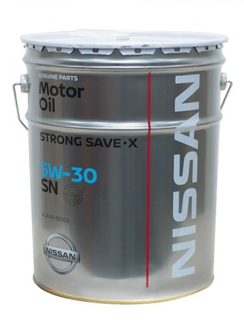 19 999 р. Масло моторное NISSAN 5W-30 SN STRONG SAVE X 20л NISSAN KLAN5-05302  с доставкой в г. Майкоп. Увеличить фотографию 1