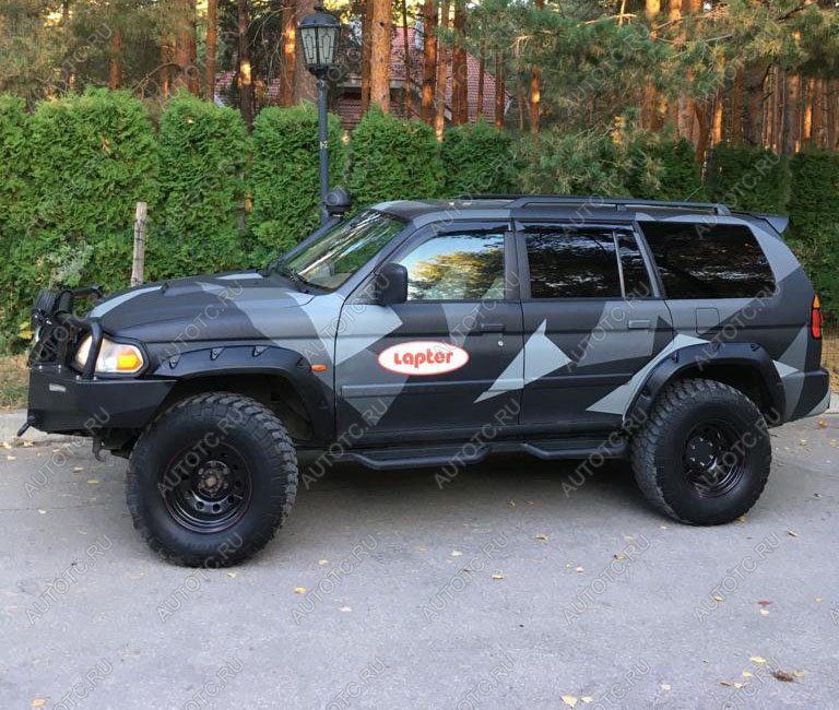 24 199 р. Расширители колёсных арок Mitsubishi Pajero Sport (70мм) под силовой бампер  mps  с доставкой в г. Майкоп