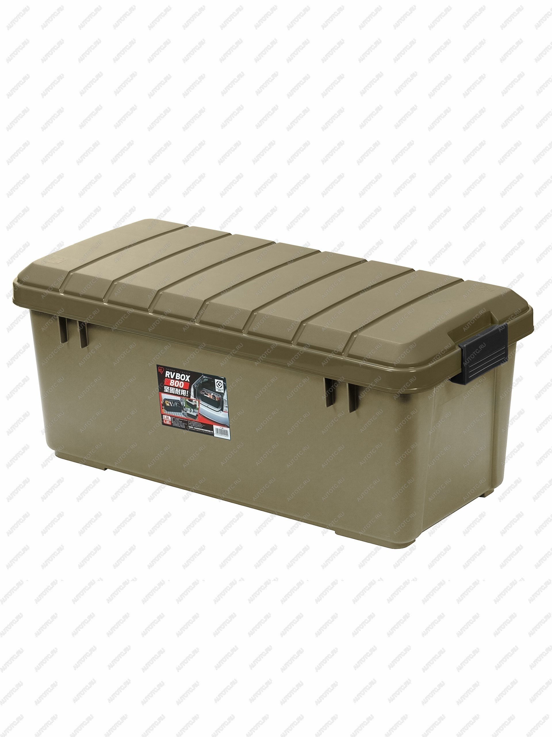 5 949 р. Ящик экспедиционный IRIS RV BOX 800 60 л 78,5x37x32,5 см хаки  rv800kh  с доставкой в г. Майкоп