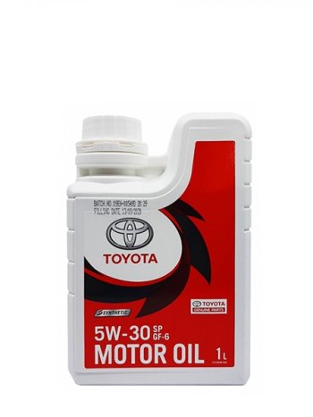 1 059 р. Масло моторное TOYOTA (пластиковая канистра) 5W-30 SPGF-6A 1Л (Синтетика) ОАЭ TOYOTA 08880-84131  с доставкой в г. Майкоп. Увеличить фотографию 1
