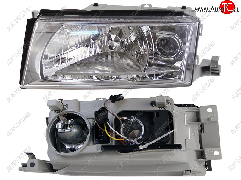 8 449 р. Фара левая (с ПТФ) TYC  Skoda Octavia  A5 (2004-2008) дорестайлинг лифтбэк, дорестайлинг универсал  с доставкой в г. Майкоп