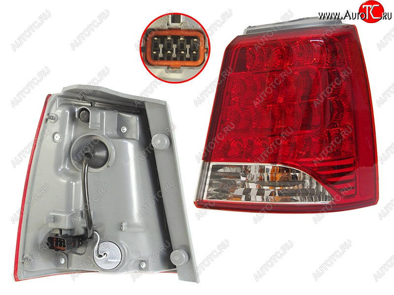 10 299 р. Фонарь задний правый (LED) SAT  KIA Sorento  XM (2009-2012) дорестайлинг  с доставкой в г. Майкоп