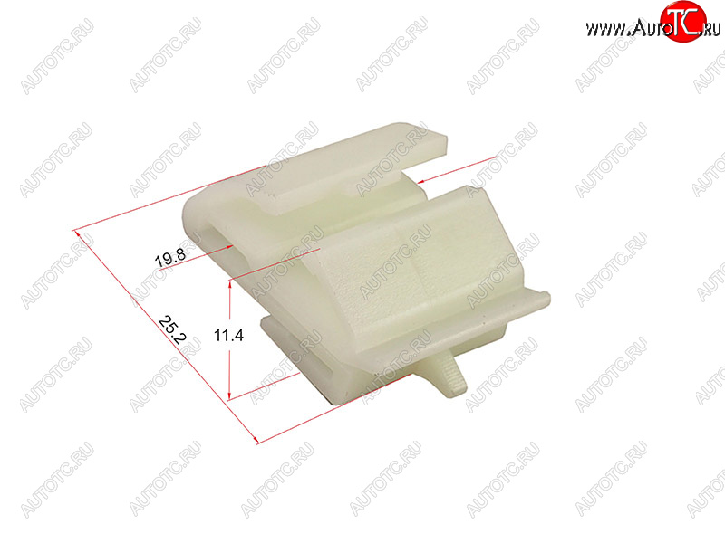 135 р. Клипса молдинга HONDA (1 шт.) SAT ST-M10588  с доставкой в г. Майкоп