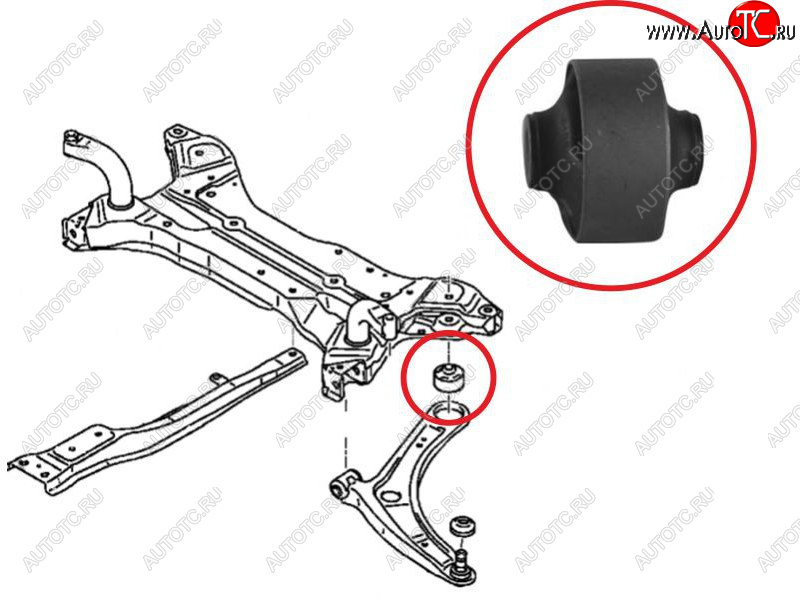 469 р. Сайлентблок Chery Tiggo T11 05-16  Mitsubishi ASX 10-20  Lancer 02-17  Outlander 02-22  Chery Fo SAT ST-MN184133  с доставкой в г. Майкоп