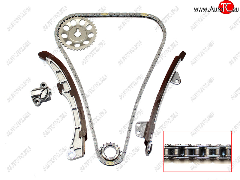 3 289 р. Комплект замены цепи ГРМ TOYOTA 1NZ-FE1NZ-FXE 04- (на 1KR не подойдет; шестерня 13523-22020) SAT TK-TY280-A  с доставкой в г. Майкоп