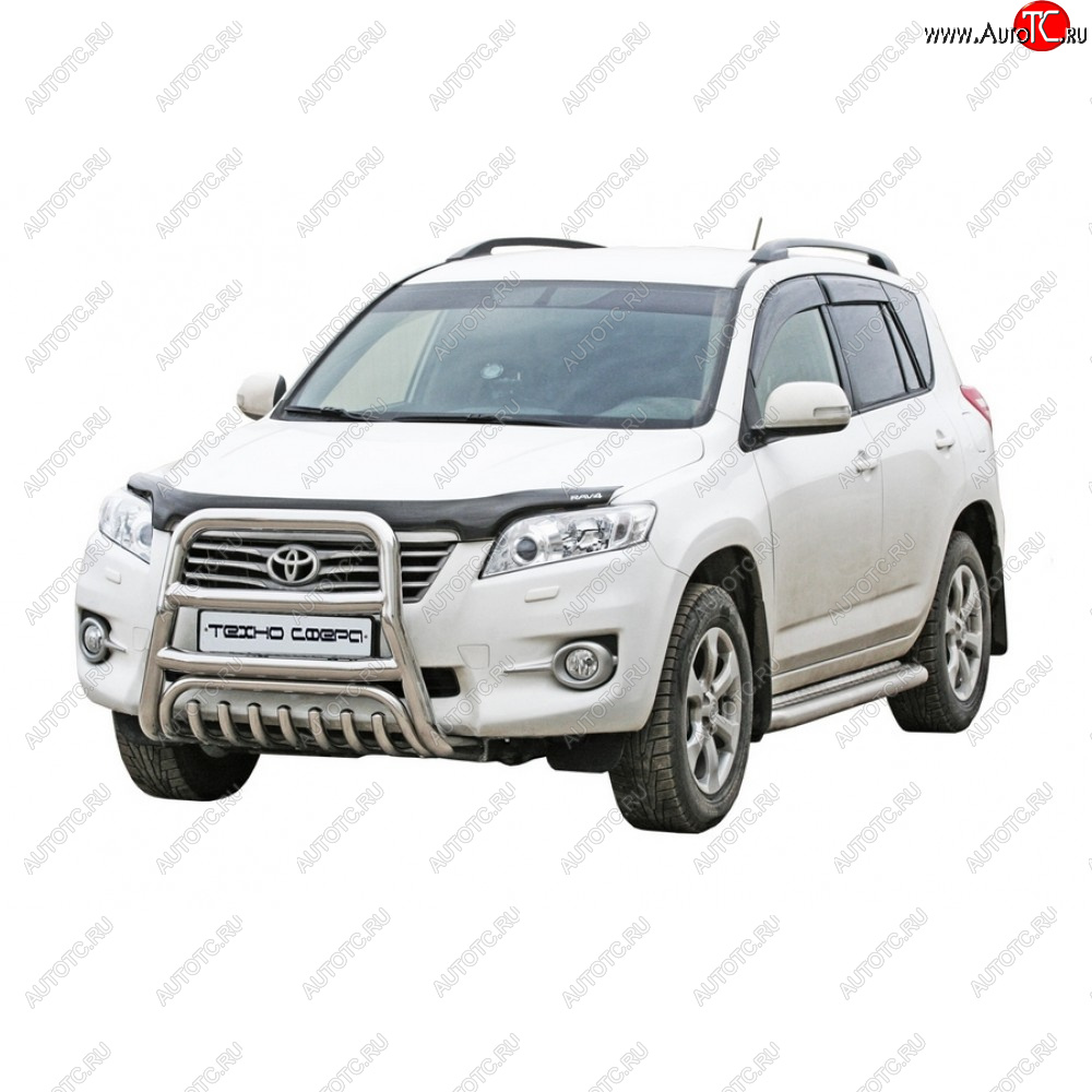 39 999 р. Передок с дополнительной защитой двигателя d63.5, Техно Сфера  Toyota RAV4 ( XA10,  CA20,  XA30,  XA40) (1997-2019) 5 дв. рестайлинг, 3 дв. рестайлинг, 5 дв. 1-ый рестайлинг, 5 дв. удлиненный 1-ый рестайлинг, 5 дв. 2-ой рестайлинг, 5 дв. удлиненный 2-ой рестайлинг (Нержавейка)  с доставкой в г. Майкоп