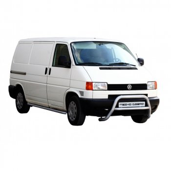 Передок нержавейка d63.5, Техно Сфера Volkswagen Transporter  T4 (1990-2003) дорестайлинг, рестайлинг (Нержавейка)