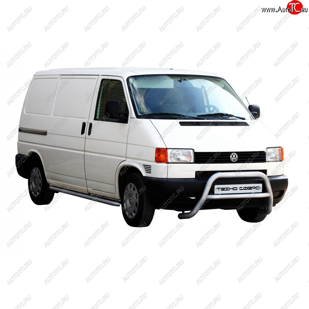 30 999 р. Передок нержавейка d63.5, Техно Сфера  Volkswagen Transporter  T4 (1990-2003) дорестайлинг, рестайлинг (Нержавейка)  с доставкой в г. Майкоп