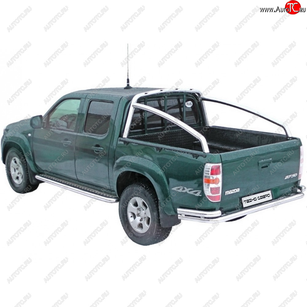 35 699 р. Дуга багажника удлинённая d63,5   Mazda BT-50 picup НЕРЖ  1752 н  с доставкой в г. Майкоп