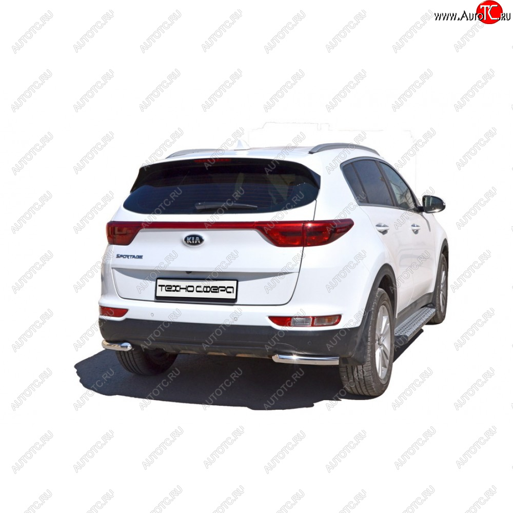 31 999 р. Пороги бумер алюминиевые с резинкой, Техно Сфера  KIA Sportage ( 1 JA,  2 JE,KM,  3 SL,  4 QL,  5 NQ5) (1993-2025) дорестайлинг,  рестайлинг, рестайлинг (Черный матовый)  с доставкой в г. Майкоп