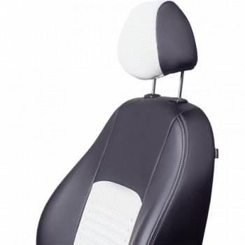 7 299 р. Комплект чехлов для сидений, (РЗСиС 60/40 Илана+Орегон) ТУРИН Lord Autofashion  Chevrolet Niva  2123 (2002-2020) дорестайлинг, рестайлинг (черный, вставка белая, строчка белая )  с доставкой в г. Майкоп. Увеличить фотографию 4