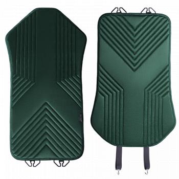 2 599 р. Накидка на сиденье (1 место Афины) ЛЮКС ст ВАН ВЭЙ Lord Autofashion   (зеленый, строчка темно-зеленая)  с доставкой в г. Майкоп. Увеличить фотографию 5