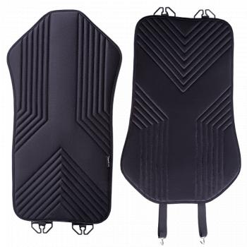 2 599 р. Накидка на сиденье (1 место Афины) ЛЮКС ст ВАН ВЭЙ Lord Autofashion   (черный, строчка черная)  с доставкой в г. Майкоп. Увеличить фотографию 2