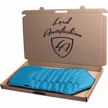 2 599 р. Накидка на сиденье (1 место Афины) ЛЮКС ст ФОРТ Lord Autofashion   (бирюзовый, строчка темно-бирюзовая)  с доставкой в г. Майкоп. Увеличить фотографию 6