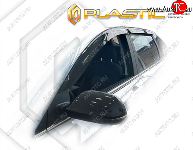 2 099 р. Дефлектора окон CA-Plastic Haval M6 (2021-2025) (classic полупрозрачный)  с доставкой в г. Майкоп