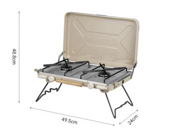 14 339 р. Плита газовая Naturehike 2,5 кВт, двухконфорочная, бежевая  cnh22cj046-kh  с доставкой в г. Майкоп. Увеличить фотографию 2