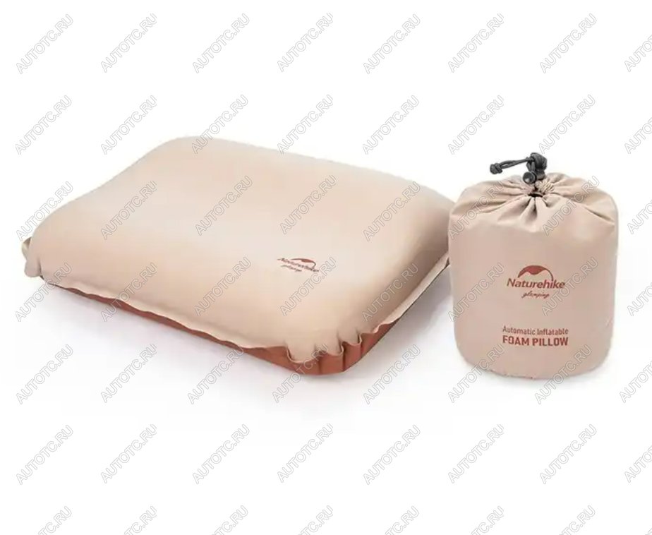 2 749 р. Подушка самонадувающаяся Naturehike 46x30x17см, бежевая  nh21zt001-ap  с доставкой в г. Майкоп