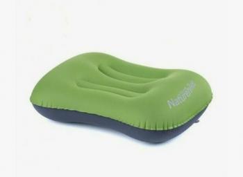 1 369 р. Подушка туристическая надувная Naturehike 42x32x11см, зеленая  nh17t013-z-gr  с доставкой в г. Майкоп. Увеличить фотографию 1