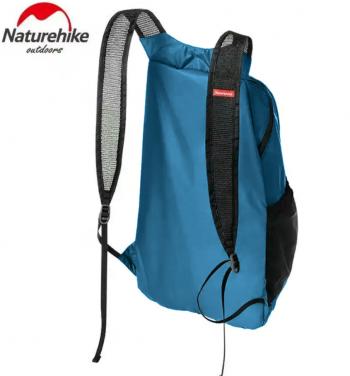 1 699 р. Рюкзак Naturehike 18L, голубой  nh17a012-b-bl  с доставкой в г. Майкоп. Увеличить фотографию 4