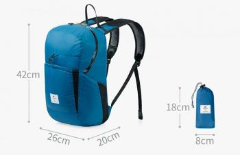 2 169 р. Рюкзак Naturehike 22 л, черный  nh17a017-b-b  с доставкой в г. Майкоп. Увеличить фотографию 3