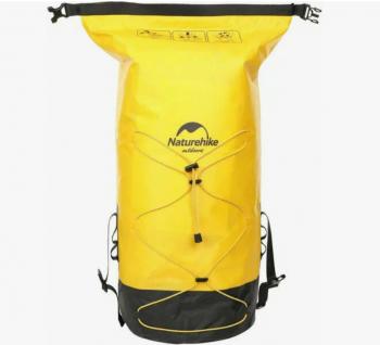 3 859 р. Рюкзак туристический Naturehike 20 л, ПВХ, желтый  nh21fsb04-y20l  с доставкой в г. Майкоп. Увеличить фотографию 6