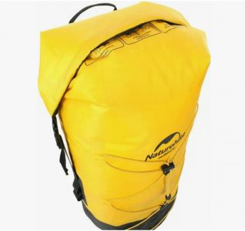 4 289 р. Рюкзак туристический Naturehike 40 л, ПВХ, желтый  nh21fsb04-y40l  с доставкой в г. Майкоп. Увеличить фотографию 5