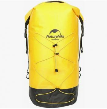 4 289 р. Рюкзак туристический Naturehike 40 л, ПВХ, желтый  nh21fsb04-y40l  с доставкой в г. Майкоп. Увеличить фотографию 3
