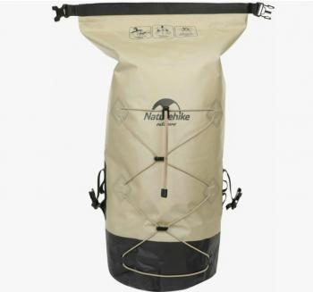 4 479 р. Рюкзак туристический Naturehike 40 л, ПВХ, хаки  nh21fsb04-kh40l  с доставкой в г. Майкоп. Увеличить фотографию 6