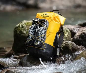 4 479 р. Рюкзак туристический Naturehike 40 л, ПВХ, хаки  nh21fsb04-kh40l  с доставкой в г. Майкоп. Увеличить фотографию 9
