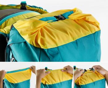 10 379 р. Рюкзак туристический Naturehike 45 л, голубой  nh18y045-q-bl  с доставкой в г. Майкоп. Увеличить фотографию 4