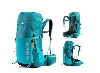 10 379 р. Рюкзак туристический Naturehike 45 л, голубой  nh18y045-q-bl  с доставкой в г. Майкоп. Увеличить фотографию 2