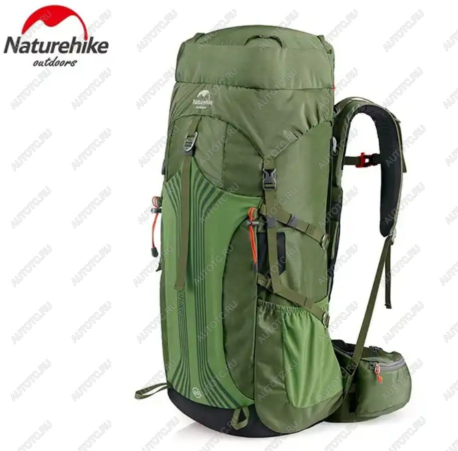 12 189 р. Рюкзак туристический Naturehike 55 л, зеленый  nh16y020-q-dgr  с доставкой в г. Майкоп