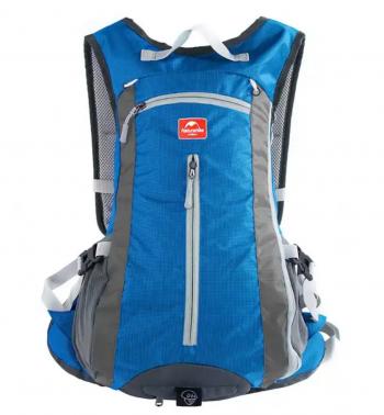 2 359 р. Рюкзак туристический велосипедный Naturehike, 15 л, голубой  nh15c001-b-sbl  с доставкой в г. Майкоп. Увеличить фотографию 1