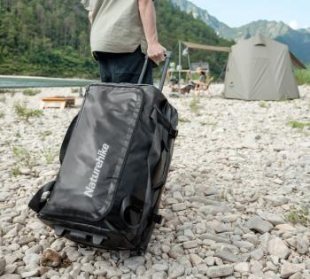 7 579 р. Сумка дорожная Naturehike, с колесами, 55х35х30 см, черная  nh21lx002-bl22  с доставкой в г. Майкоп. Увеличить фотографию 5