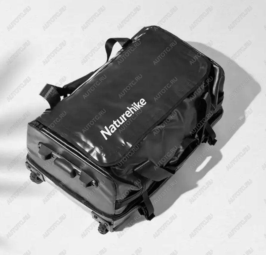 7 579 р. Сумка дорожная Naturehike, с колесами, 55х35х30 см, черная  nh21lx002-bl22  с доставкой в г. Майкоп