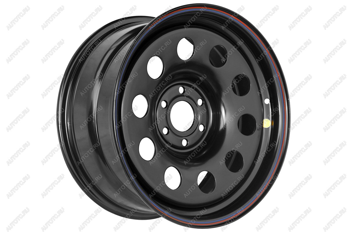 8 459 р. Диск усиленный Nissan Navara D40 3.0TD стальной черный 6x114,3 8xR17 d66 ET+25  1780-61466bl+25  с доставкой в г. Майкоп