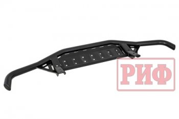 49 939 р. Бампер силовой защита штатного бампера РИФ Toyota Land Cruiser 200 дорестайлинг (2007-2012) (передний c защитой радиатора)  с доставкой в г. Майкоп. Увеличить фотографию 3